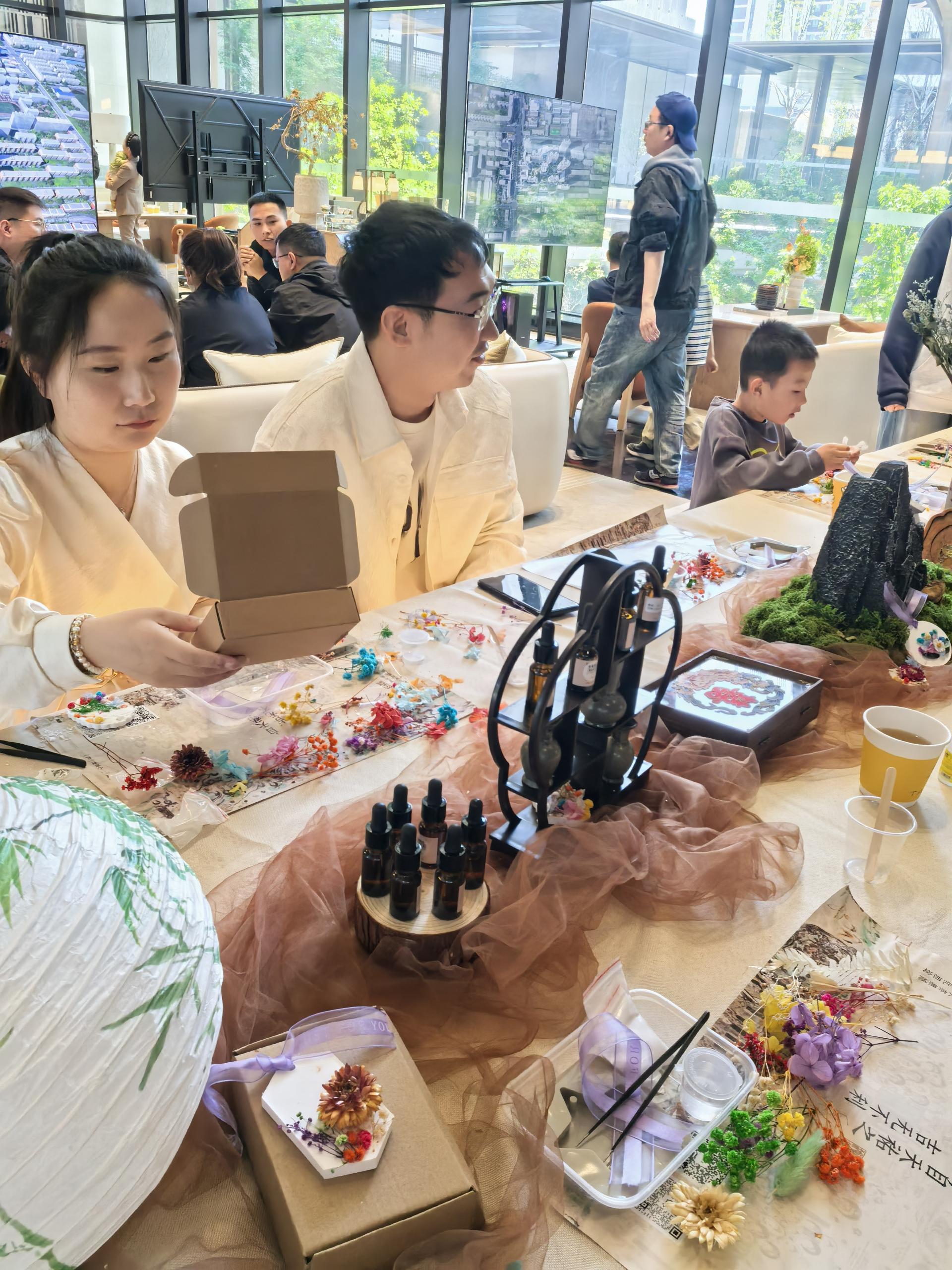 石膏香薰牌 现场图